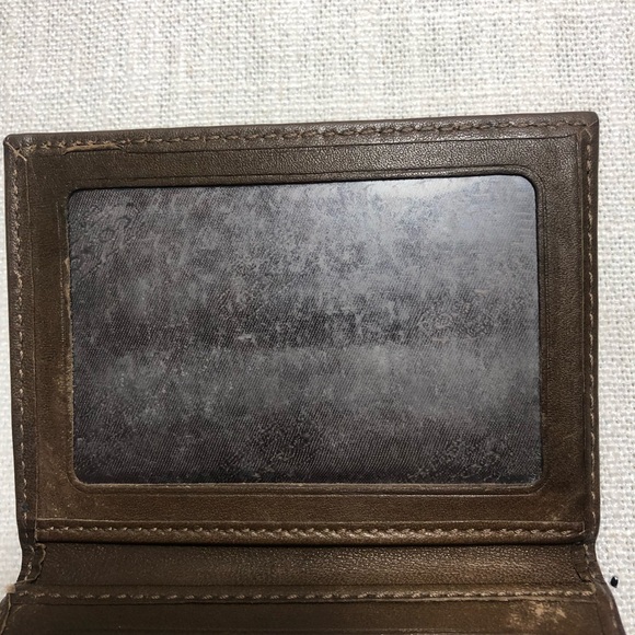 Coach Slim Leather Wallet License Card Holder - Picture 4 of 6